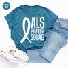 ALS Awareness Month T Shirt, ALS Fighter Vneck Tshirt, ALS T-Shirt, Family Support Outfit, Faith Tee, Als Warrior Shirt, Ribbon Graphic Tees - 5.jpg