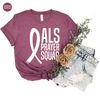 ALS Awareness Month T Shirt, ALS Fighter Vneck Tshirt, ALS T-Shirt, Family Support Outfit, Faith Tee, Als Warrior Shirt, Ribbon Graphic Tees - 6.jpg