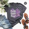 Alzheimer Shirt, Faith Over Fear Crewneck Sweatshirt, Alzheimers Awareness Month T-Shirt, Alzheimer Fighter Shirt, Alzheimer Support Gifts - 1.jpg