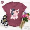 America Shirt, Funny 4th of July Shirt, Funny USA Shirt, Patriotic Shirt, Cute Pig Shirt, Memorial Day Shirt, Funny America Shirt - 4.jpg