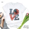 America Shirt, Love America Shirt, 4th Of July Shirt, Fourth of July, Sunflower America Shirt, Memorial Day Shirt, Independence Day Shirt - 3.jpg