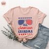 American Grandma Shirt, American Family T-Shirt, Matching Family Shirts, 4th of July Shirt, Gift for Grandma, Independence Day, Family Gift - 4.jpg