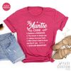 Auntie T-Shirt, Auntie T Shirt, Gift for Her, Graphic Tees, Gift for women, Mother Day Shirt, Mom Clothing, Sister Custom Top Oversized - 5.jpg
