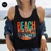 Beach Tank, Summer Graphic Tees, Holiday Vneck Tank, Floral Tank, Travel Tank, Vacation Tees, Tank for Women, Summer Outfit - 1.jpg