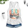 Beach Tank, Summer Graphic Tees, Holiday Vneck Tank, Floral Tank, Travel Tank, Vacation Tees, Tank for Women, Summer Outfit - 6.jpg