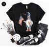 Cool 4th of July Shirt, American Gnome Graphic Tees, American Flag TShirt, USA Kids T-Shirts, Independence Day Outfit, Patriotic Clothing - 2.jpg