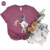 Cool 4th of July Shirt, American Gnome Graphic Tees, American Flag TShirt, USA Kids T-Shirts, Independence Day Outfit, Patriotic Clothing - 7.jpg