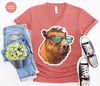 Funny Capybara Shirt, Beach Graphic Tees, Summer Gifts, Cute Capybara Toddler Shirt, Animal T Shirts, Gift from Her, Women VNeck Shirt - 6.jpg