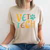 Retro Vet Tech Shirts for Women, Vet Tech Week Gifts for Veterinarian, Veterinary Nurse Shirts, Crewneck Veterinarian T Shirts, Vet Gifts - 4.jpg