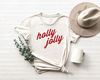 holly jolly tshirts, Christmas Tees, Holly Jolly Shirts, Christmas Party Shirts, Women's Christmas Tees, Holiday Tees, Winter Tees - 2.jpg