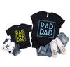 Dad and son shirt set, rad dad shirt, rad like dad shirt, daddy and me matching shirts, fathers day gift for dad and baby shirt set - 1.jpg