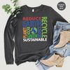 Earth Day Hoodies and Sweaters, Environmental Crewneck Sweatshirt, Planet Long Sleeve TShirt, Climate Change Hooded, Awareness Clothing - 3.jpg