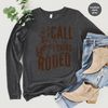 Retro Western Life Country Cowgirl Crewneck Sweatshirt Gifts for Rodeo Mom, And They Call The Thing Rodeo Hoodie, Vintage Cowboy Long Sleeve - 3.jpg