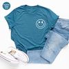 Smile Shirt for Women, Women Outfit, Happy Pocket Shirt, Cute T-Shirt, Positive Shirt, Gift for Her, Inspirational T-Shirt - 5.jpg