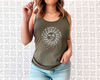 Sun Moon Stars Tank, Celestial Tank, Graphic Top, One with the Sun, Boho Tank, Vintage Tank, Mystical Tee, Moon T shirt, Bohemian - 5.jpg