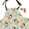 Custom Fruits Apron, Kitchen Photo Apron, Personalized Apron, Funny Crazy Face Kitchen Apron, Fruit Kitchen Apron, Custom Picture Chef Gift - 2.jpg