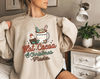 Hot Cocoa And Christmas Movies Sweater, Vintage Christmas Sweatshirt, Women's Cute Santa, Xmas Graphic Pullover, Holiday Ugly Sweater - 1.jpg