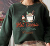 Hot Cocoa And Christmas Movies Sweater, Vintage Christmas Sweatshirt, Women's Cute Santa, Xmas Graphic Pullover, Holiday Ugly Sweater - 2.jpg