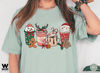 Retro Christmas Comfort Colors Shirt, Snowman Coffee Latte Shirt, Vintage Santa Christmas Shirt, Retro Holiday Shirt, Ugly Sweater Shirt - 5.jpg