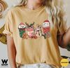 Retro Christmas Comfort Colors Shirt, Snowman Coffee Latte Shirt, Vintage Santa Christmas Shirt, Retro Holiday Shirt, Ugly Sweater Shirt - 8.jpg