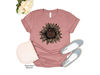 Leopard Sunflower Shirt, Womens Flowers Shirt, Sunflower Graphic Tee, Women's Tee, Trending, Gift For Her - 1.jpg