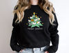 Merry Catmas Sweatshirt, Funny Christmas Sweat, Holiday Crewneck, Meowy Christmas, Cute Cat Sweater - 8.jpg