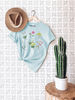 Flower t-shirt, Gift for her, Women trendy tshirt, Spring concept, Wild meadow flower nature tee, Floral Tee, Gardener Botanical Shirt - 2.jpg