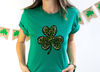 Leopard Print Shamrock Shirt, St Patricks Day Shirt, Shamrock Lucky Lips, Four Leaf Clover, Shamrock, Irish Shirt - 1.jpg