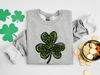 Leopard Print Shamrock Shirt, St Patricks Day Shirt, Shamrock Lucky Lips, Four Leaf Clover, Shamrock, Irish Shirt - 2.jpg