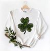 Leopard Print Shamrock Shirt, St Patricks Day Shirt, Shamrock Lucky Lips, Four Leaf Clover, Shamrock, Irish Shirt - 3.jpg