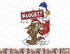 Kids Looney Tunes Christmas Wile E. Coyote & Road Runner Naughty png, sublimation, digital download .jpg