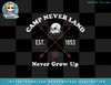 Disney Peter Pan Camp Never Land 1953 Retro Logo png, digital prints.jpg