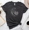 Floral Moon Shirt, Moon Shirt, Moon Wildflower Shirt, Moon Phases Shirt, Moon Boho Shirt, Astronomy T-Shirt, Celestial Shirt - 1.jpg