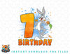 Looney Tunes Bugs Bunny 7th Birthday png, sublimation, digital download.jpg