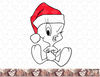 Looney Tunes Christmas Tweety Bird Line Art png, sublimation, digital download .jpg