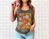 Retro Flower Tank Top, Wildflower Tank Tee, Wild Flowers Womens Top, Floral Tank Top, Gift for Women, Ladies Tank Top, Best Friend Gift - 7.jpg