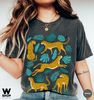 Tiger Graphic Tee, Comfort Colors Shirt, Trendy Boho Shirt, Women Botanical Shirt, Wild Animal T shirt, Safari Jungle Tee - 1.jpg