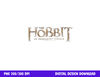 Hobbit Distressed Logo  png, sublimation .jpg