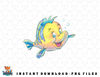 Disney The Little Mermaid Flounder Bubbles png, sublimation, digital download.jpg