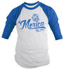 Shirts By Sarah Men's Patriotic 'Merica Est 1776 Eagle Distressed 34 Sleeve Raglan Shirt 4th July Shirt - 10.jpg