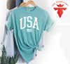Comfort Colors USA Tshirt, 4 of July Tshirt, USA Flag Tshirt, USA Shirt for 4of July, Independent Day Shirt, Big Letter Usa Shirt, Retro Usa - 7.jpg