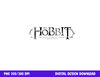 Hobbit Ornate Logo Longsleeve T Shirt Long Sleeve  png, sublimation .jpg