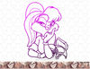 Looney Tunes Lola Bunny Gradient Outline png, sublimation, digital download .jpg