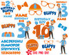 Blippi birthday svg for cricut