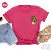 Cat Pocket Shirt, Cat Lover Gift, Cute Cactus Kids Shirt, Cactus Toddler Shirt, Animal Lover Shirt, Cat Birthday Gift, Cute Cat Shirt - 2.jpg