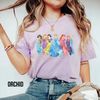 Comfort Color Watercolor Disney Princess Shirt, Retro Disney Princess Shirt, Disney Princess Group Shirt, Girls' Disney Shirt,Princess Shirt - 2.jpg