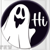 ghost hi door hanger SVG Laser Cut Files Ghost SVG Welcome Sign SVG Halloween SVG Glowforge Files 4.png