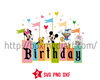 mickey mouse birthday svg