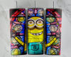 Minion 20oz Sublimation Tumbler Designs, Minions Stained Glass 92 x 83 Straight Skinny Tumbler Wrap PNG, Sublimation Design PNG-2.jpg