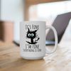 Black Cat Mug, It's Fine I'm Fine Everything is Fine Cat Mug, Black Cat Ceramic Mug, Cat Lover Gift Mug, Cat Owner Gift Mug, Cat Mom Gift - 7.jpg